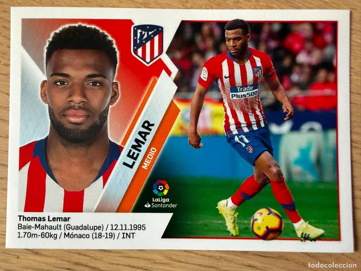 Cromos de f&uacute;tbol: 11 LEMAR ATLETICO MADRID 19 20 2019 2020 LIGA SANTANDER COLECCIONES ESTE SIN PEGAR STICKER