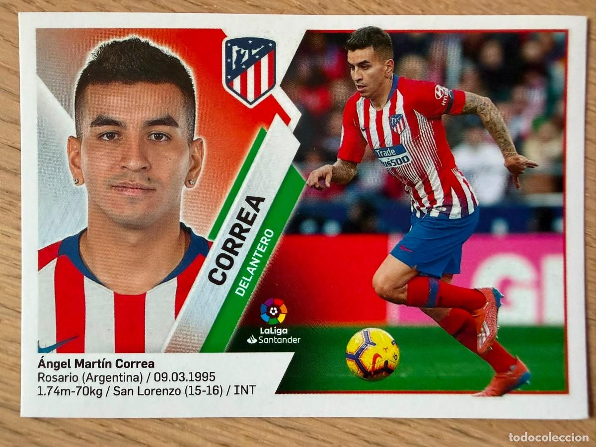 Cromos de f&uacute;tbol: 13 CORREA ATLETICO MADRID 19 20 2019 2020 LIGA SANTANDER COLECCIONES ESTE SIN PEGAR STICKER