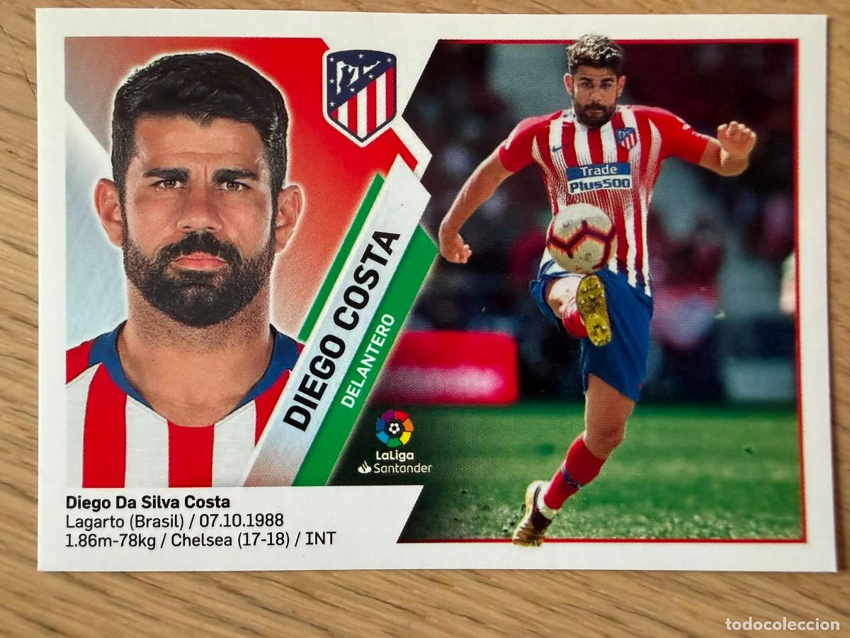 Cromos de f&uacute;tbol: 15 DIEGO COSTA ATLETICO MADRID 19 20 2019 2020 LIGA SANTANDER COLECCIONES ESTE SIN PEGAR STICKER