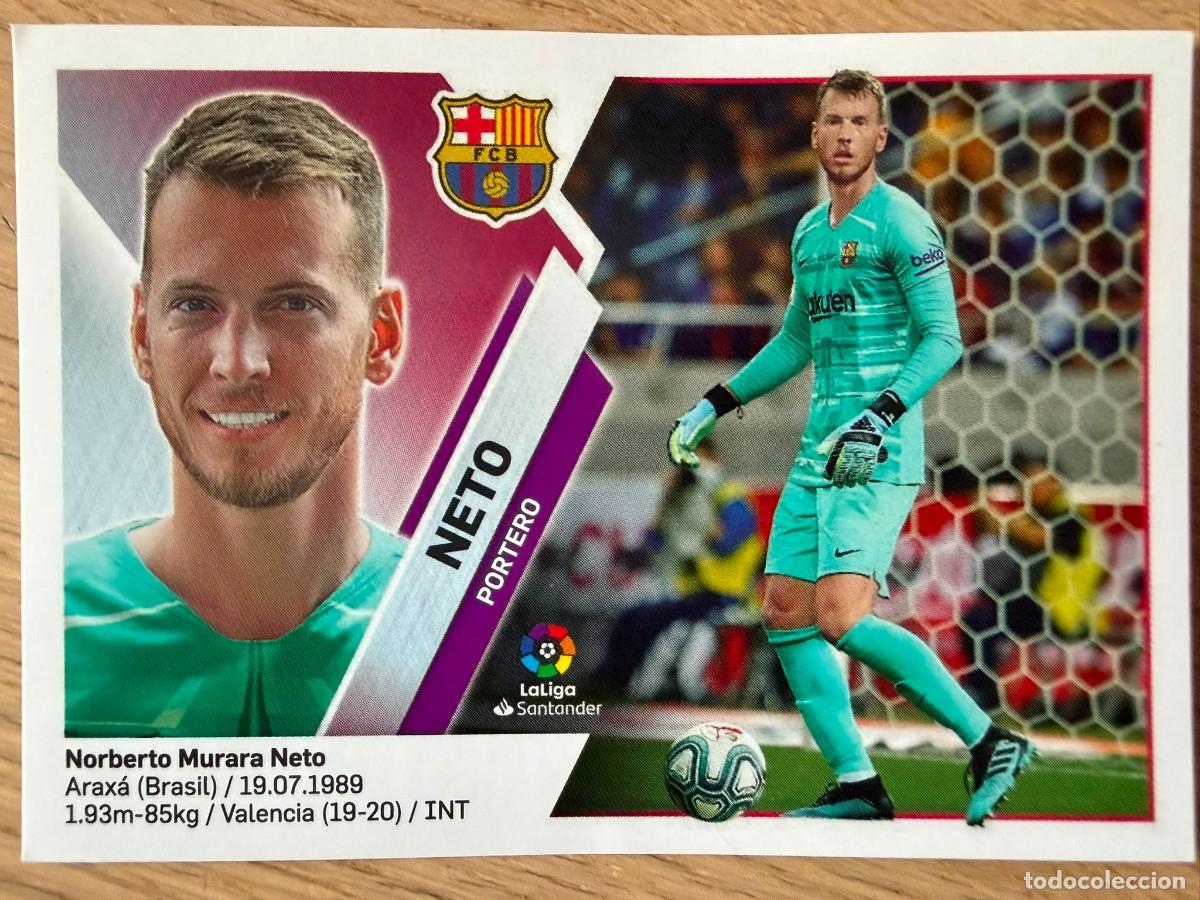 Cromos de f&uacute;tbol: 2 NETO BARCELONA 19 20 2019 2020 LIGA SANTANDER COLECCIONES ESTE SIN PEGAR STICKER