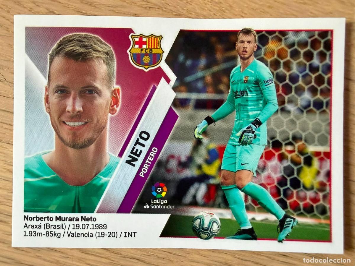 Cromos de f&uacute;tbol: 2 NETO BARCELONA 19 20 2019 2020 LIGA SANTANDER COLECCIONES ESTE SIN PEGAR STICKER