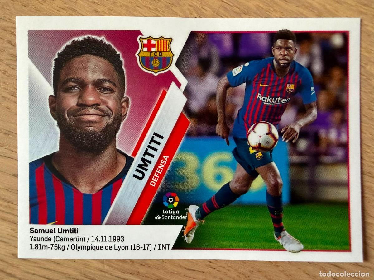 Cromos de f&uacute;tbol: 4B 4 B UMTITI BARCELONA 19 20 2019 2020 LIGA SANTANDER COLECCIONES ESTE SIN PEGAR STICKER