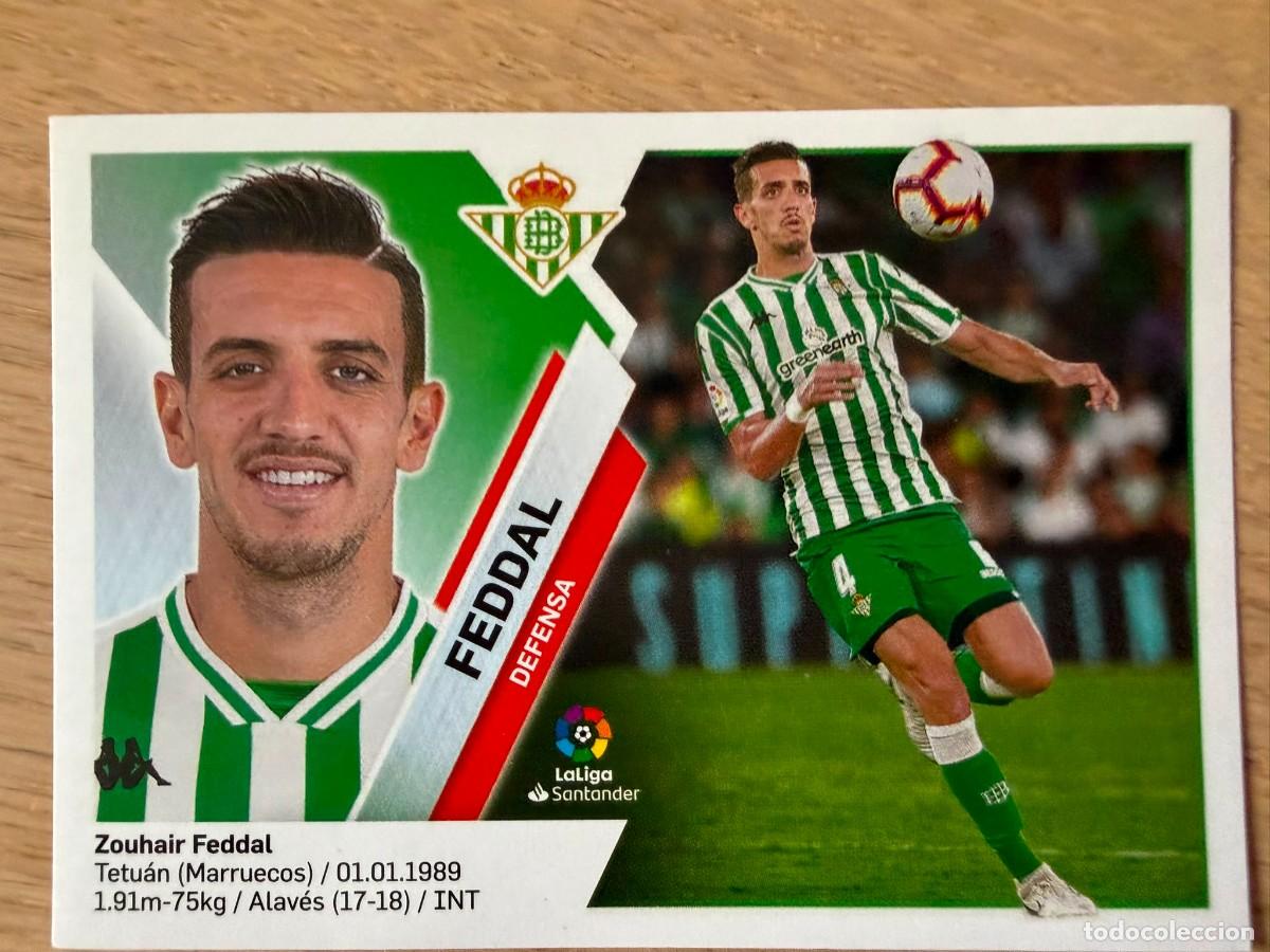 Cromos de f&uacute;tbol: 4A 4 A FEDDAL REAL BETIS 19 20 2019 2020 LIGA SANTANDER COLECCIONES ESTE SIN PEGAR STICKER