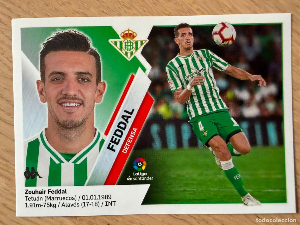 Cromos de f&uacute;tbol: 4A 4 A FEDDAL REAL BETIS 19 20 2019 2020 LIGA SANTANDER COLECCIONES ESTE SIN PEGAR STICKER