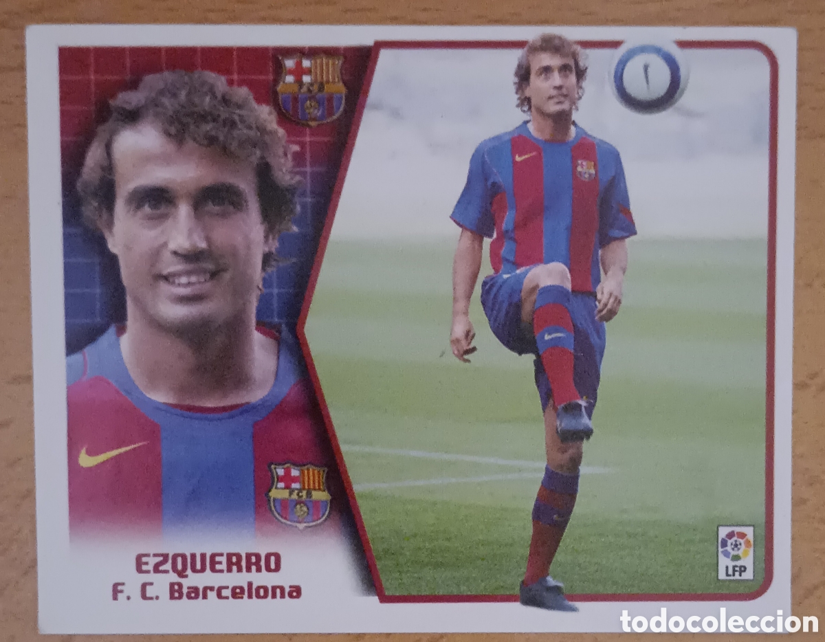 Cromos de f&uacute;tbol: Ezquerro FC Barcelona Fichaje 8 Liga Este 2005/06