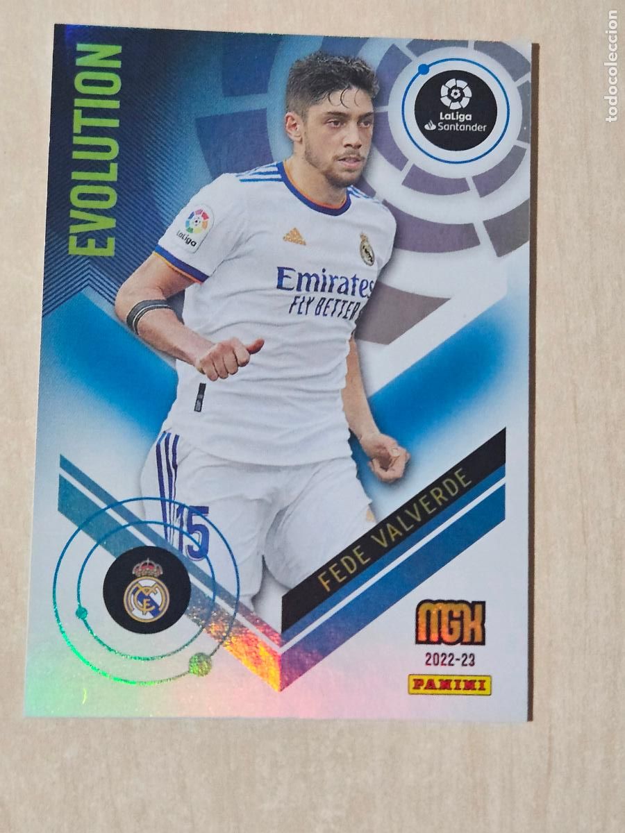 Cromos de f&uacute;tbol: CROMO N&ordm; 385 FEDE VALVERDE - MEGACRACKS 2022 23 - EVOLUTION