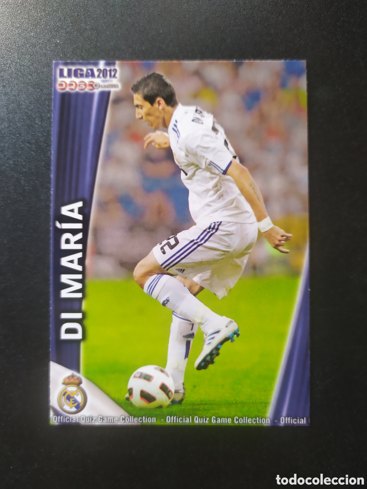 Cromos de f&uacute;tbol: Mundicromo fichas Liga 2011 2012 11 12 Di Mar&iacute;a n&deg; 46 Real Madrid