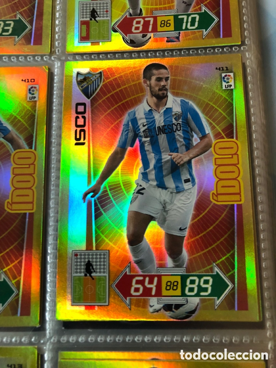 Cromos de f&uacute;tbol: Adrenalyn 2012 2013 &iacute;dolo Isco 411 malaga