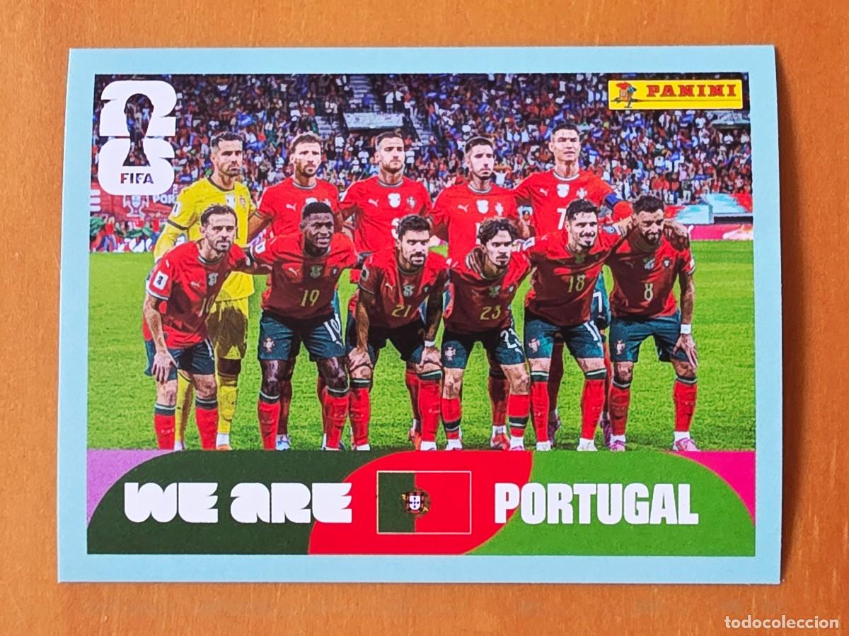 Cromos de f&uacute;tbol: POR 13 Alineaci&oacute;n equipo plantilla Portugal, Panini FIFA World Cup Mundial 2026 Sticker
