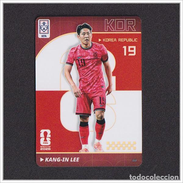 Cromos de f&uacute;tbol: NUMERADA /199 FIFA WORLD CUP 2026 PANINI KAYOU KANG-IN LEE 212 KOR COREA DEL SUR MUNDIAL - ULTRA BOX