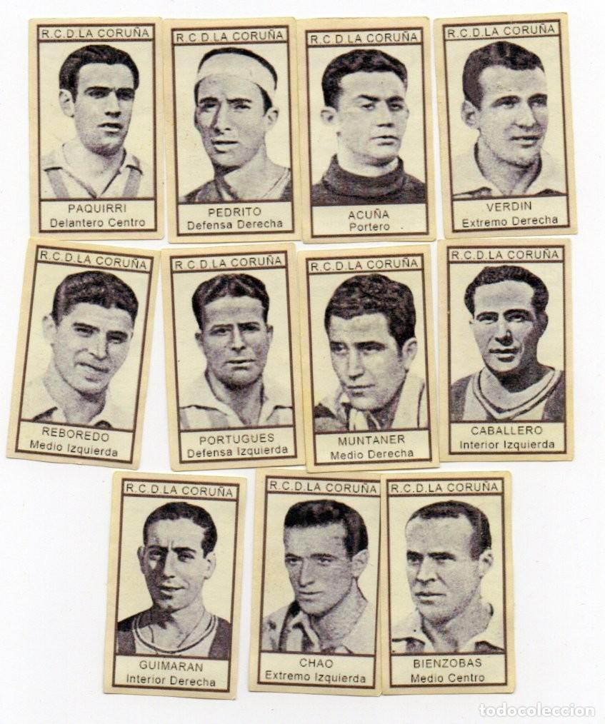 Cartes &agrave; collectionner de Football: R.C-D- LA CORU&Ntilde;A.1943. DE CHOCOLATES NIETO.
