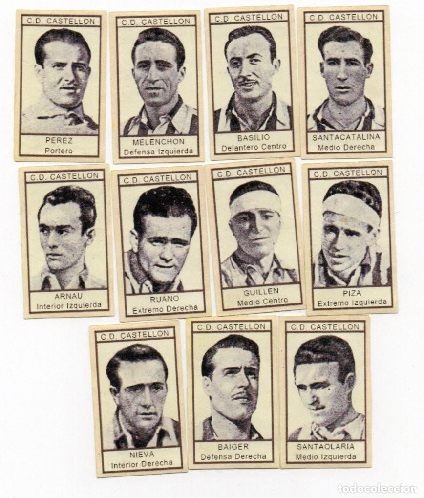 Cromos de f&uacute;tbol: CASTELLON 1943, DE CHOCOLATES NIETO,