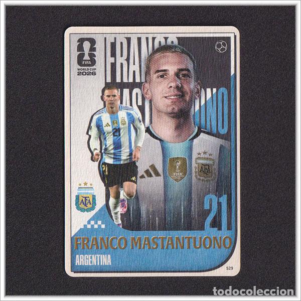 Cromos de f&uacute;tbol: FIFA WORLD CUP 2026 PANINI KAYOU MASTANTUONO 529 ARG ARGENTINA ALBUM COLECCI&Oacute;N MUNDIAL - ULTRA BOX