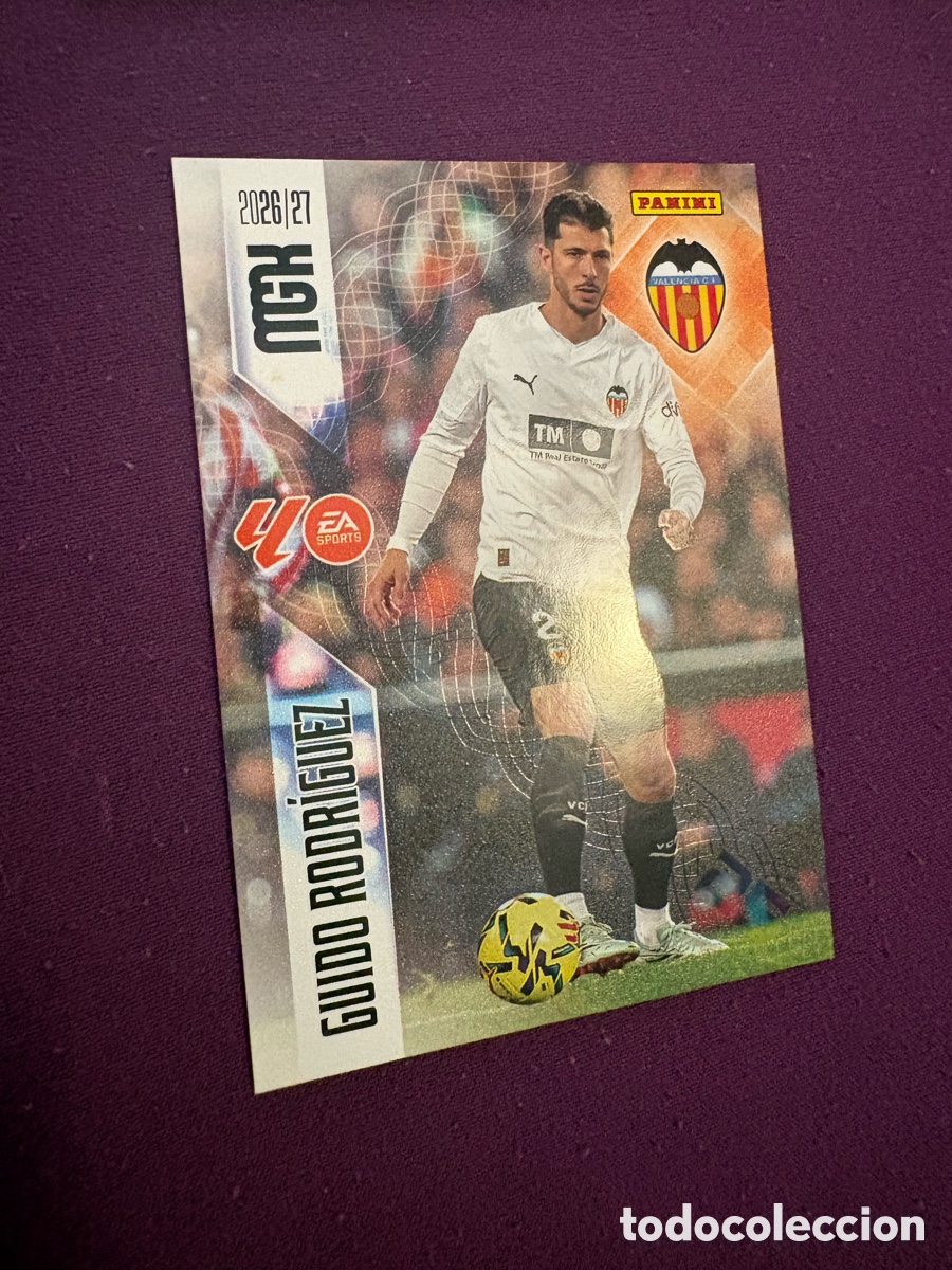 Cromos de f&uacute;tbol: Guido Rodr&iacute;guez Valencia megacracks 2026-27 26-27