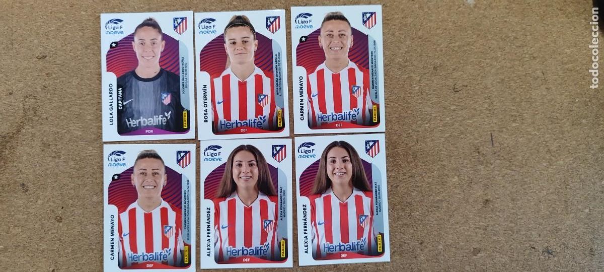 Figurine di Calcio: LIGA FEMENINA 25/26 LOTE DE 6 STICKERS AT MADRID # PANINI