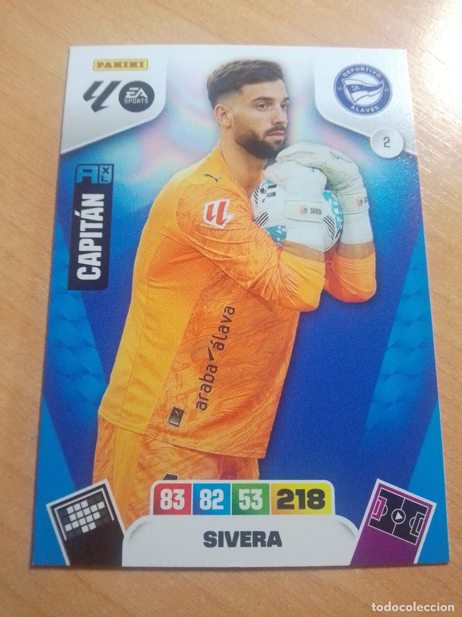 Fu&szlig;ball-Sticker: 2 SIVERA PORTERO DEL ALAV&Eacute;S 25 26 ADRENALYN XL 2025 2026