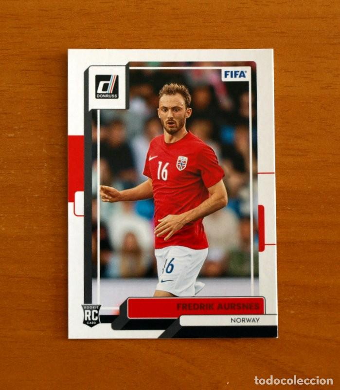 Fu&szlig;ball-Sticker: Norway-Noruega - N&ordm; 85 Fredrik Aursnes - D-DONRUSS SOCCER -FIFA -Panini 2022-2023-22-23