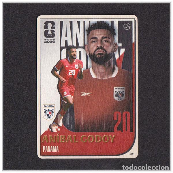 Cartes &agrave; collectionner de Football: FIFA WORLD CUP 2026 PANINI KAYOU ANIBAL GODOY 559 PAN PANAM&Aacute; ALBUM COLECCI&Oacute;N MUNDIAL - ULTRA BOX