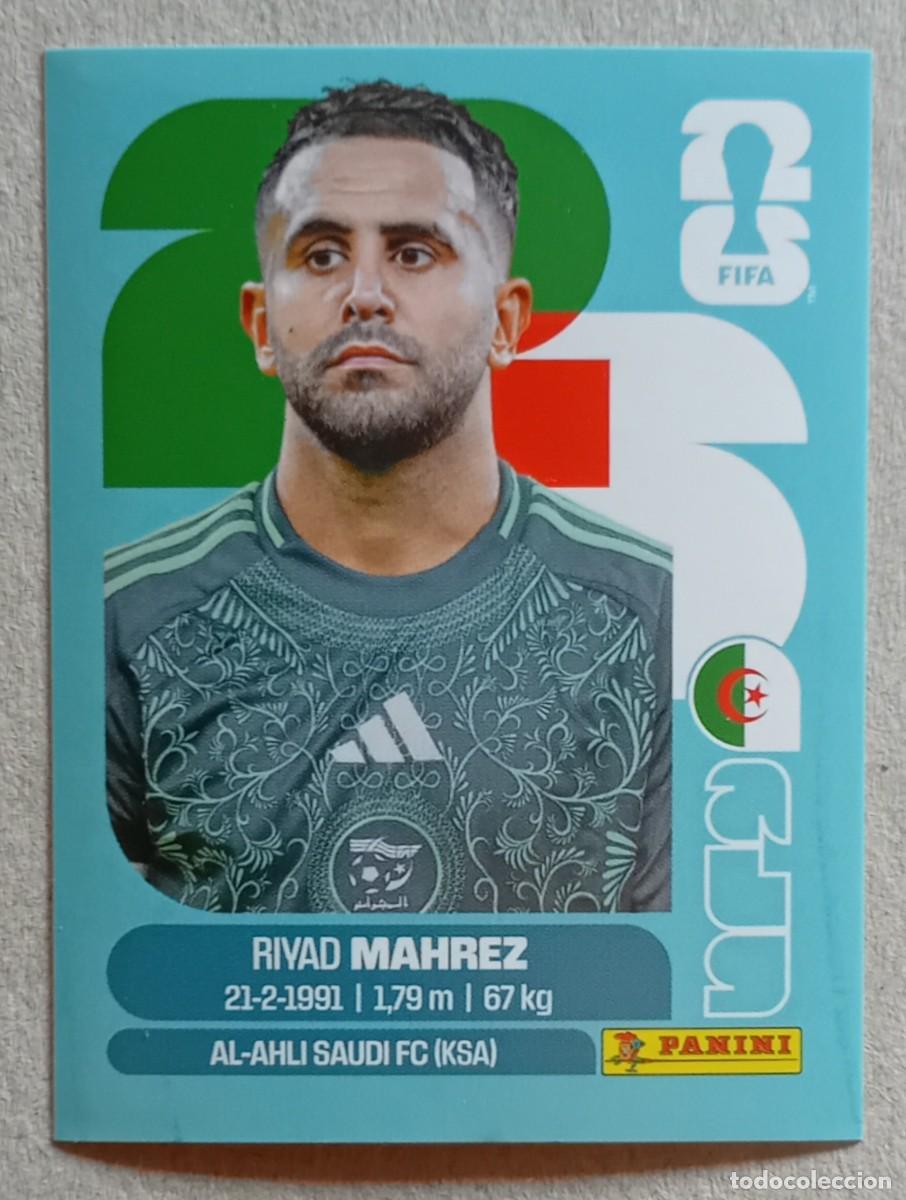 Cromos de f&uacute;tbol: Figurina Panini 2026 Cromo World Cup Usa Mundial 2026 Riyad Mahrez Algeria n ALG 15