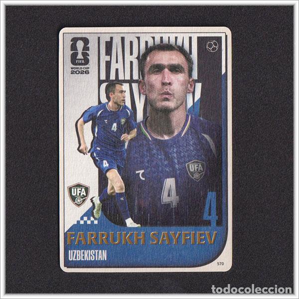 Cromos de f&uacute;tbol: FIFA WORLD CUP 2026 PANINI KAYOU FARRUKH SAYFIEV 570 UZB UZBEKISTAN COLECCI&Oacute;N MUNDIAL - ULTRA BOX