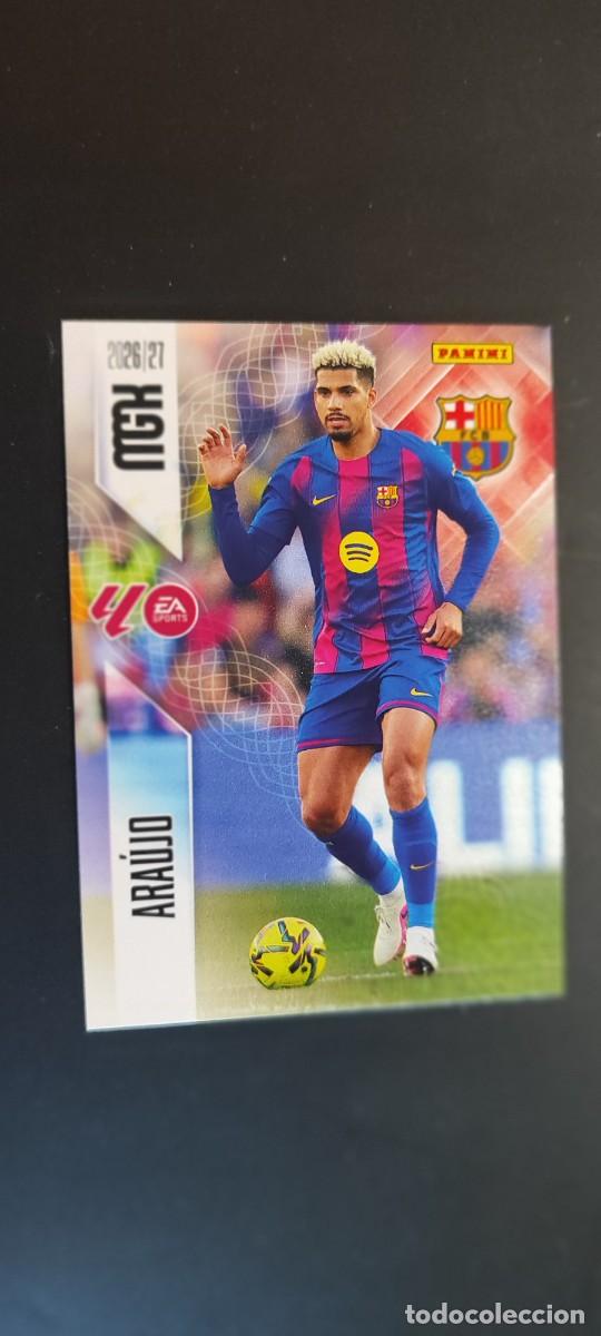Cromos de f&uacute;tbol: MEGACRACKS 2026/27 CARD BASIC ARAUJO FC BARCELONA # 80 PANINI