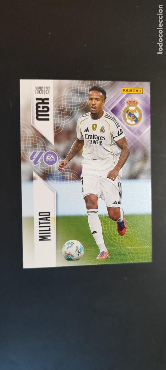 Cromos de Futebol: MEGACRACKS 2026/27 CARD BASIC MILITAO REAL MADRID # 221 PANINI