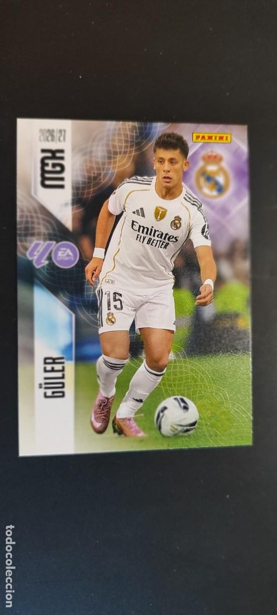 Cromos de Futebol: MEGACRACKS 2026/27 CARD BASIC GULER REAL MADRID # 229 PANINI