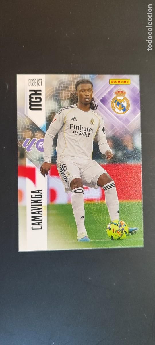 Cromos de Futebol: MEGACRACKS 2026/27 CARD BASIC CAMAVINGA REAL MADRID # 227 PANINI