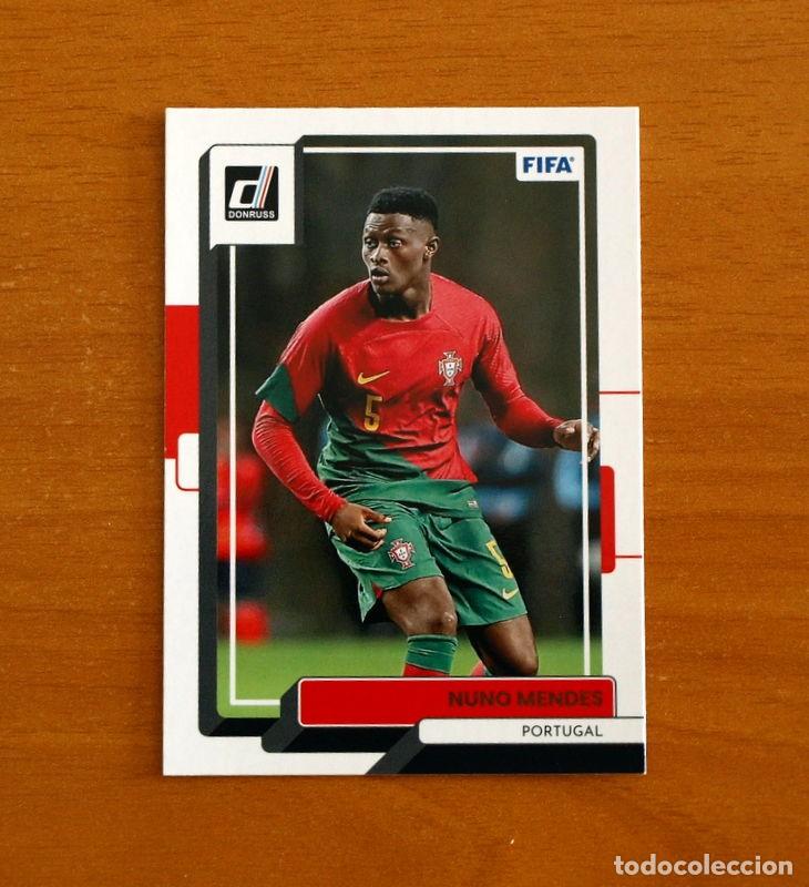 Cromos de f&uacute;tbol: Portugal - N&ordm; 97 Nuno Mendes - D-DONRUSS SOCCER -FIFA -Panini 2022-2023-22-23
