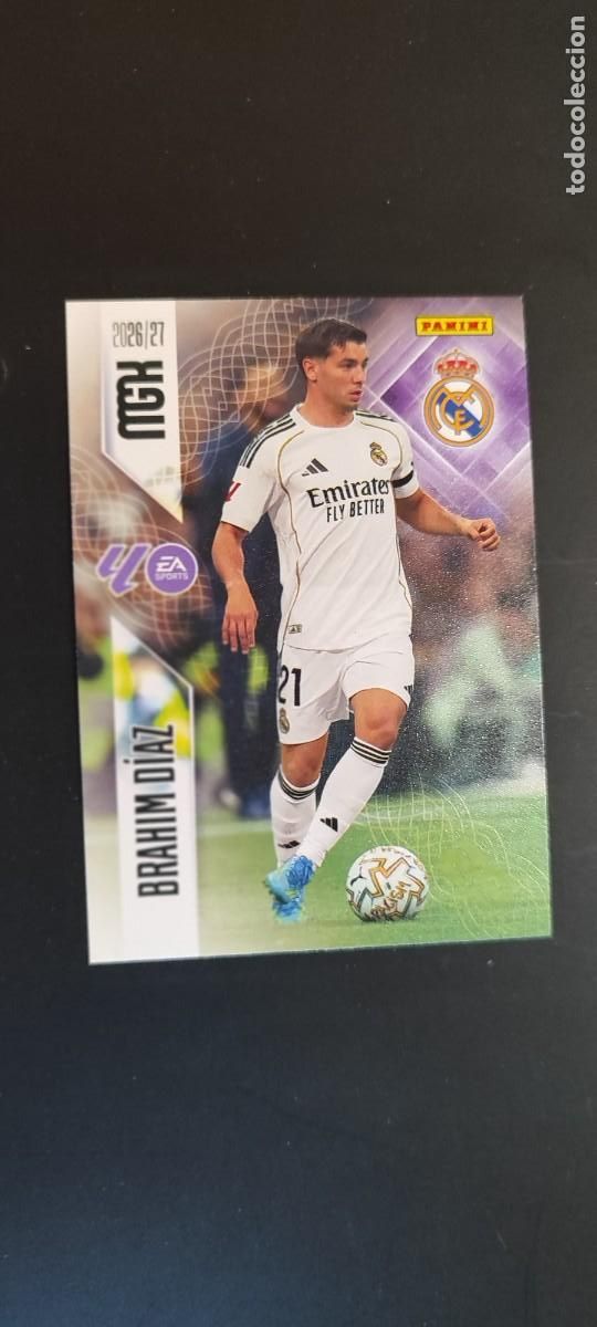 Cromos de Futebol: MEGACRACKS 2026/27 CARD BASIC BRAHIM DIAZ REAL MADRID # 230 PANINI