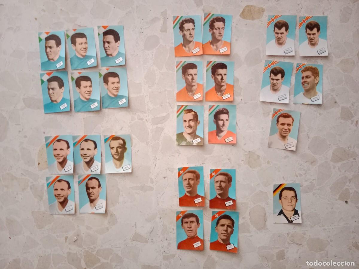 Cromos de f&uacute;tbol: CROMOS FHER DISGRA CAMPEONATO MUNDIAL DE FUTBOL CHILE 1962 - ESPA&Ntilde;A BRASIL ARGENTINA URUGUAY MEXICO