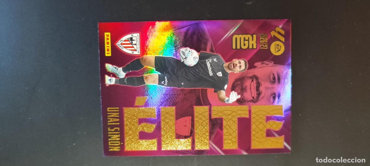 Cromos de f&uacute;tbol: MEGACRACKS 2026/27 CARD ELITE UNAI SIMON ATLETIC CLUB # 17 PANINI