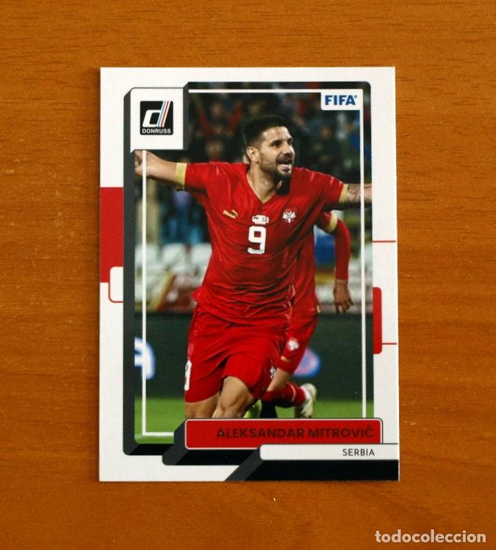 Cromos de f&uacute;tbol: Serbia - N&ordm; 104 Aleksandar Mitrovic - D-DONRUSS SOCCER -FIFA -Panini 2022-2023-22-23