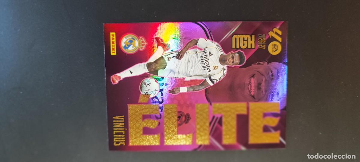 Cromos de f&uacute;tbol: MEGACRACKS 2026/27 CARD ELITE VINICIUS REAL MADRID # 18 PANINI