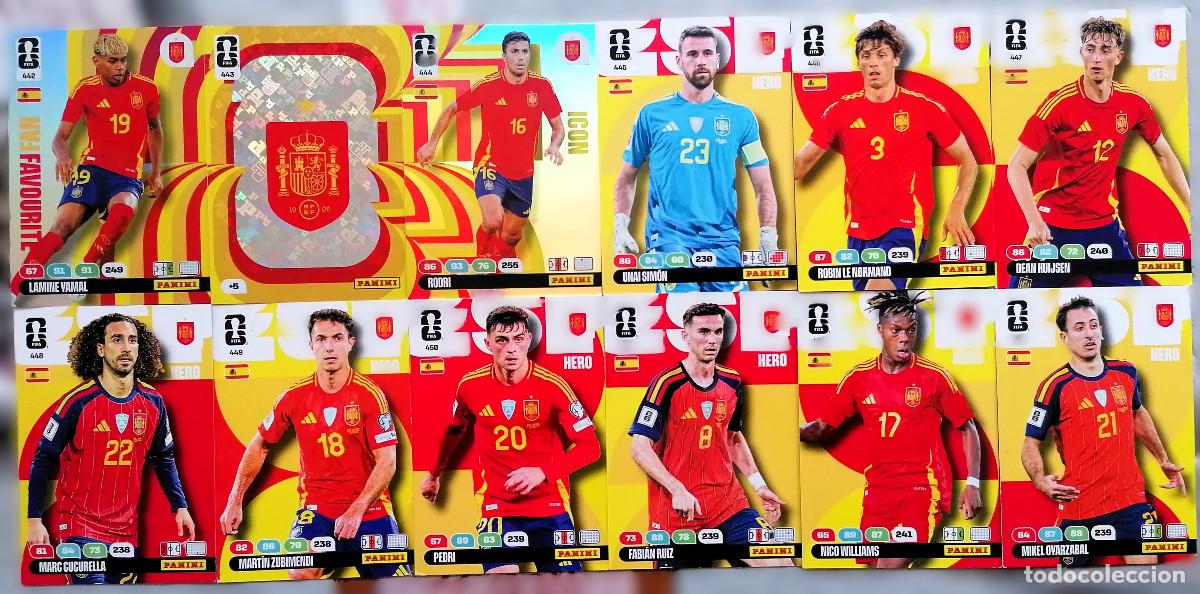 Cromos de f&uacute;tbol: Selecci&oacute;n ESPA&Ntilde;OLA World Cup 2026 Adrenalyn XL Panini
