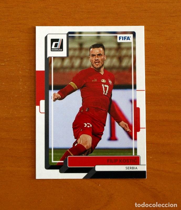 Cromos de f&uacute;tbol: Serbia - N&ordm; 106 Filip Kostic - D-DONRUSS SOCCER -FIFA -Panini 2022-2023-22-23