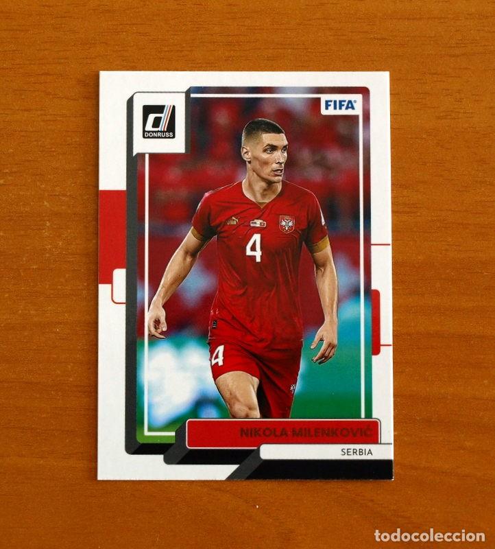 Cromos de f&uacute;tbol: Serbia - N&ordm; 107 Nikola Milenkovic - D-DONRUSS SOCCER -FIFA -Panini 2022-2023-22-23