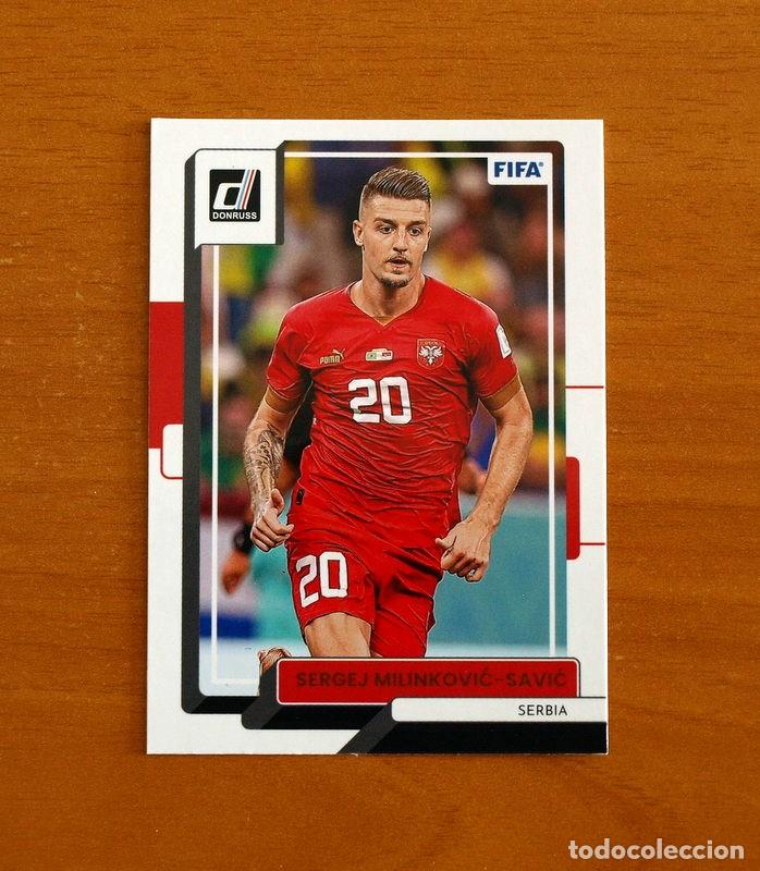 Cromos de f&uacute;tbol: Serbia - N&ordm; 108 Sergej Milinkovic-Savic - D-DONRUSS SOCCER -FIFA -Panini 2022-2023-22-23