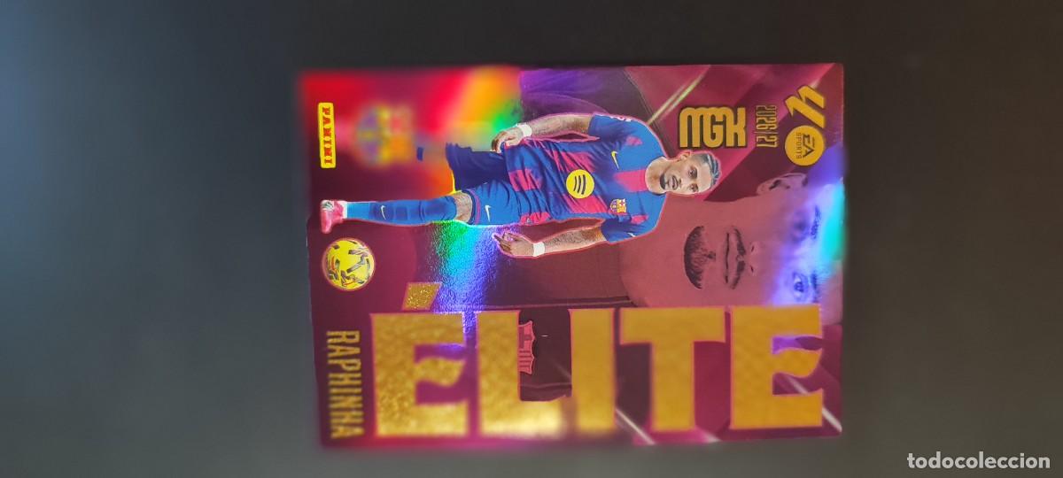 Cromos de f&uacute;tbol: MEGACRACKS 2026/27 CARD ELITE RAPHINHA FC BARCELONA # 16 PANINI