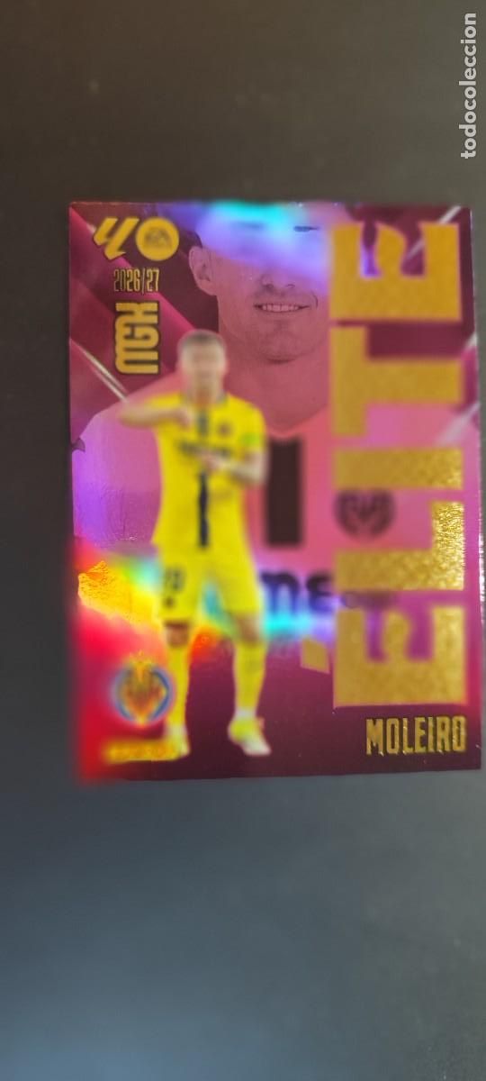 Cromos de f&uacute;tbol: MEGACRACKS 2026/27 CARD ELITE MOLEIRO VILLARREAL # 11 PANINI