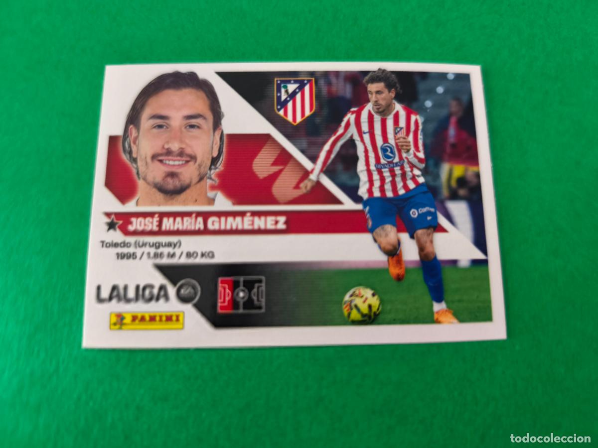 Cromos de f&uacute;tbol: CROMO FUTBOL GIMENEZ ATLETICO DE MADRID SIN PEGAR N&ordm; 8 B LIGA ESTE 2026-2027/26-27