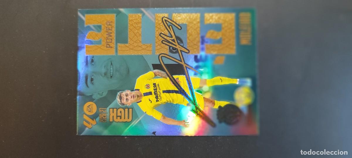 Cromos de f&uacute;tbol: MEGACRACKS 2026/27 CARD ELITE POWER MOLEIRO FIRMADA VILLARREAL # P11 PANINI
