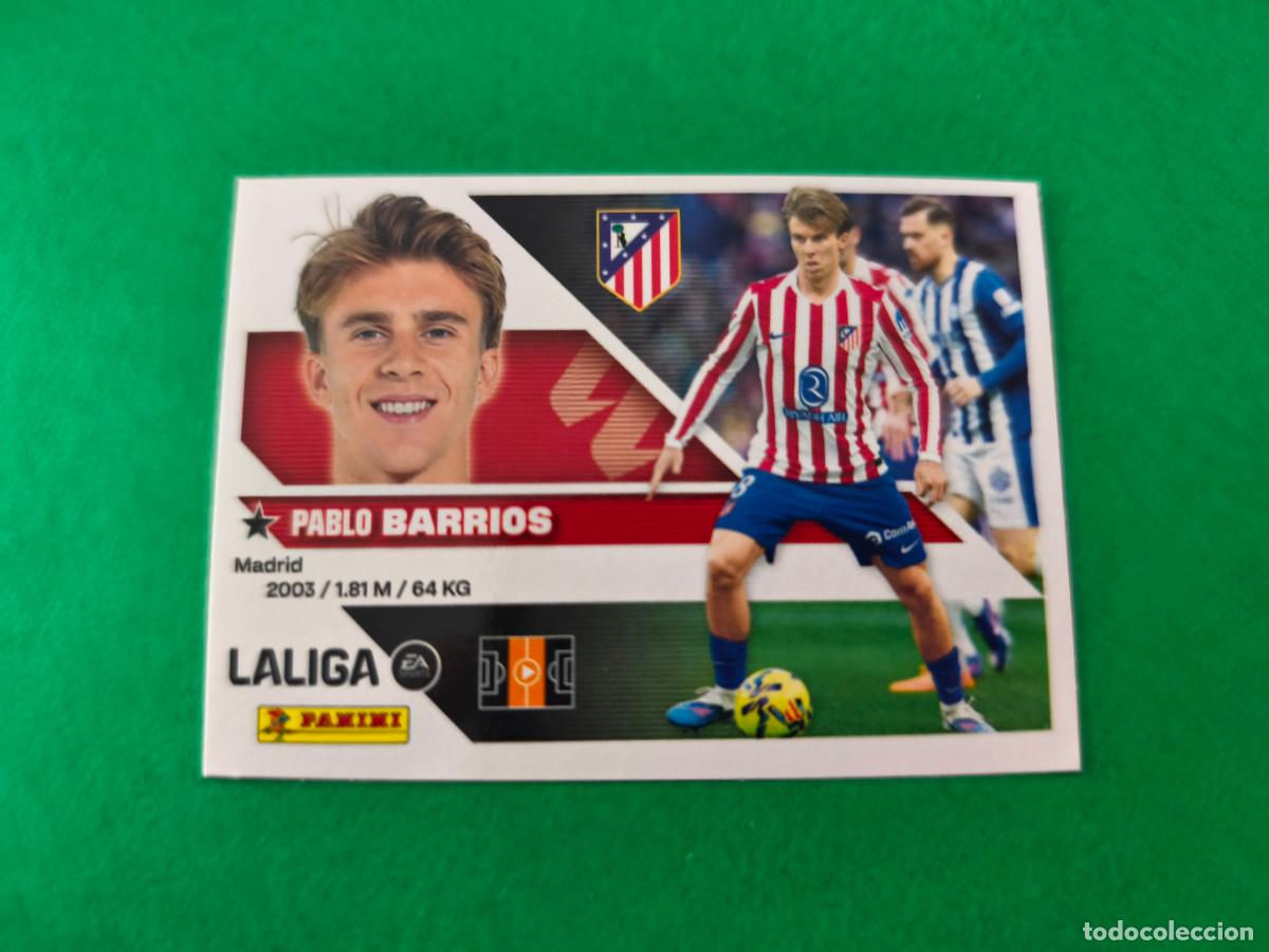 Cromos de f&uacute;tbol: CROMO FUTBOL BARRIOS ATLETICO DE MADRID SIN PEGAR N&ordm; 12 LIGA ESTE 2026-2027/26-27