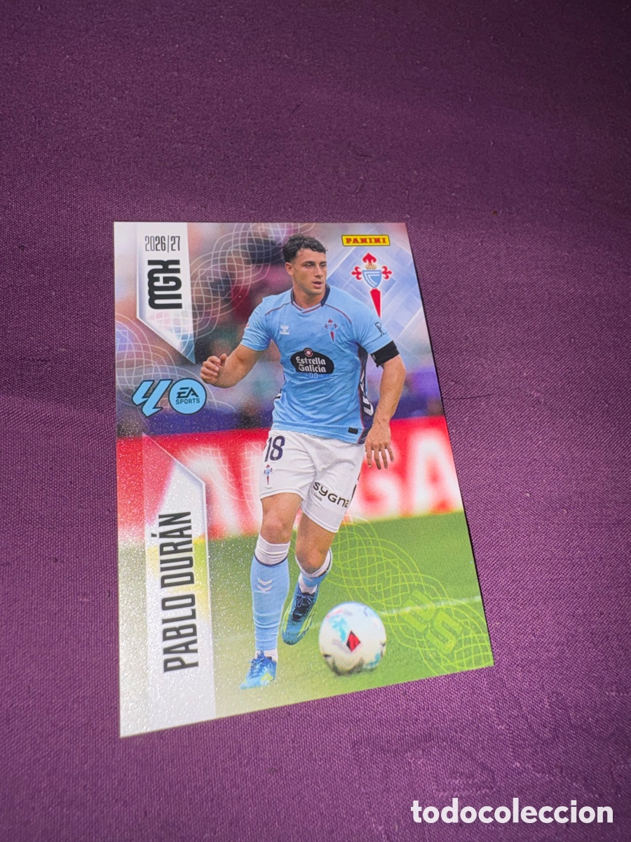 Cromos de f&uacute;tbol: Pablo Dur&aacute;n celta megacracks 2026-2027 26-27