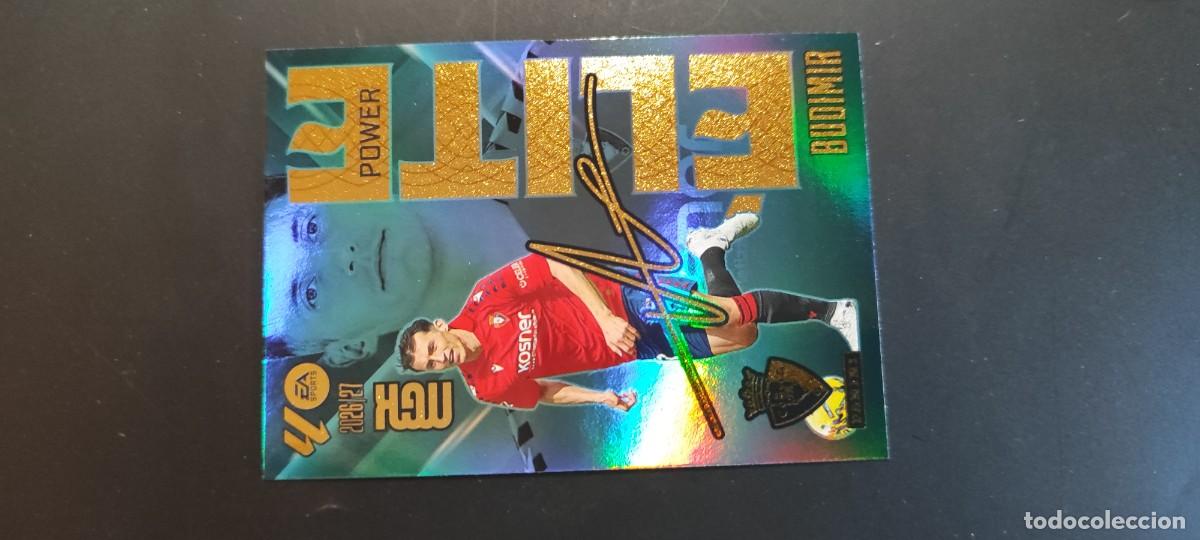 Cromos de f&uacute;tbol: MEGACRACKS 2026/27 CARD ELITE POWER BUDIMIR OSASUNA FIRMADA# P3 PANINI