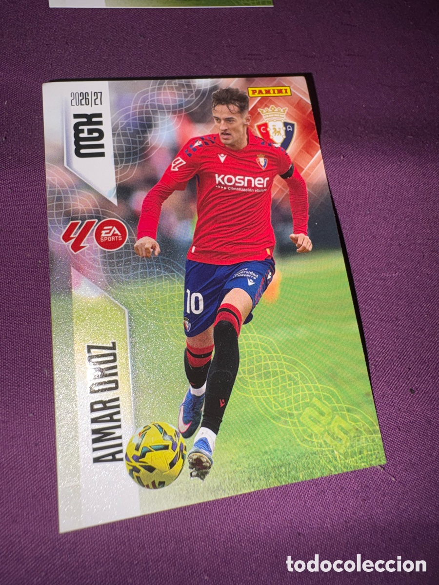 Cromos de f&uacute;tbol: Aimar oros Osasuna megacracks 2026-2027 26-27