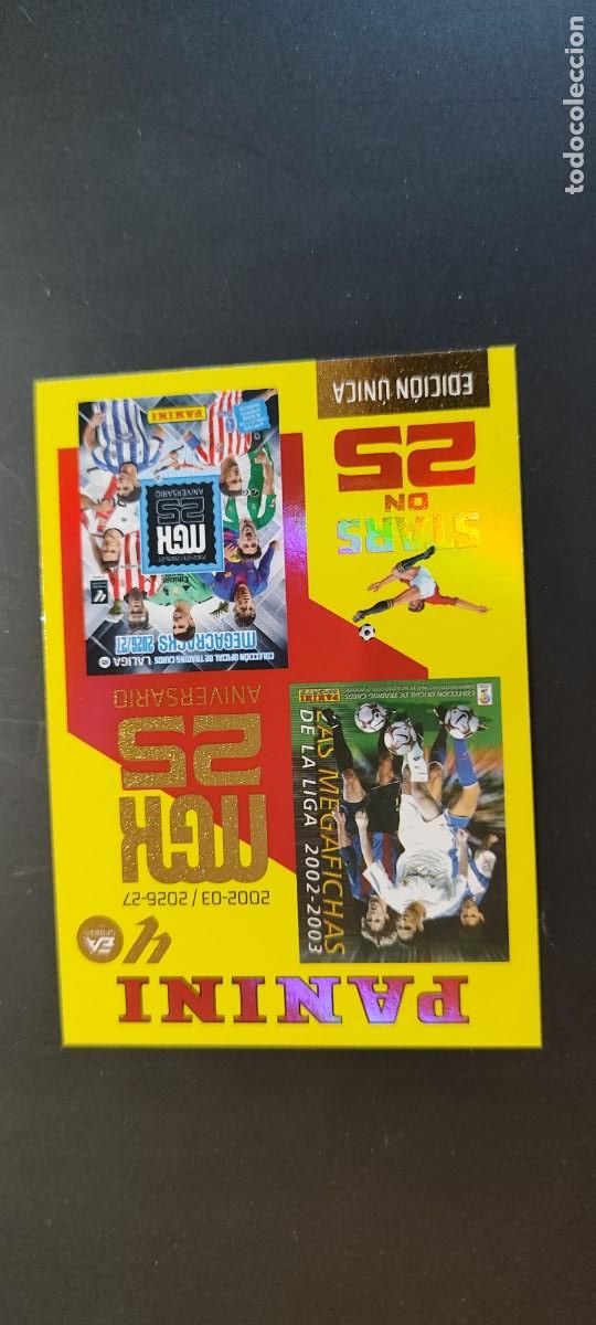 Fu&szlig;ball-Sticker: MEGACRACKS 2026/27 CARD 25 ANIVERSARIO EDICION LIMITADA STARS ON 25# 424 PANINI