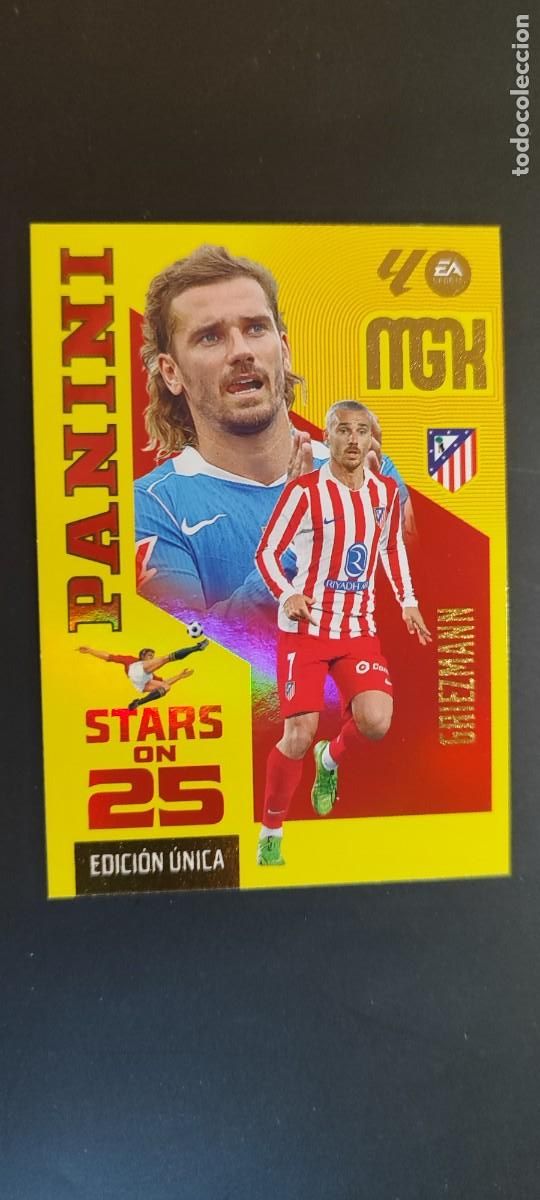 Cromos de f&uacute;tbol: MEGACRACKS 2026/27 CARD 25 ANIVERSARIO EDICION LIMITADA GRIEZMANN AT MADRID # 443 PANINI
