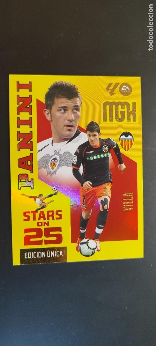 Cromos de f&uacute;tbol: MEGACRACKS 2026/27 CARD 25 ANIVERSARIO EDICION LIMITADA VILLA VALENCIA # 435 PANINI