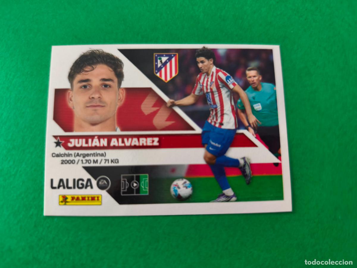 Cromos de f&uacute;tbol: CROMO FUTBOL JULIAN ALVAREZ ATLETICO DE MADRID SIN PEGAR N&ordm; 20 LIGA ESTE 2026-2027/26-27